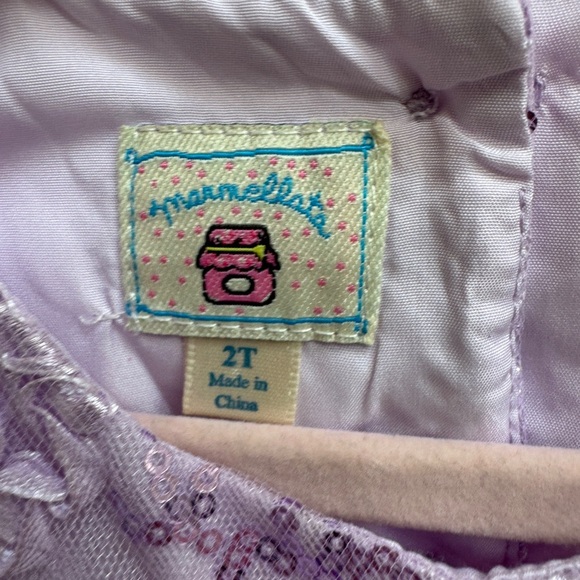 NWOT Marmellata 2T Lavender Purple Sleeveless Crew Neck Formal Dress - Picture 6 of 7